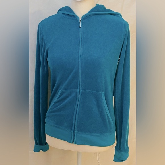 VTG Y2K Juicy Couture Terry Cloth Track Jacket - Picture 3 of 10